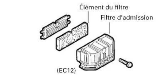 HITACHI EC 6B - ATTENTION:Ne jamais nettoyer l'objet du filtré avec un liquide ou un solvant inflammable. - 2