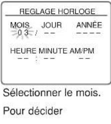 HITACHI DVPF35U - Réglage de l'horloge - 4