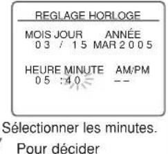 HITACHI DVPF35U - Réglage de l'horloge - 10