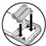HITACHI DVPF35U - Mise en place des piles de la télécommande - 2