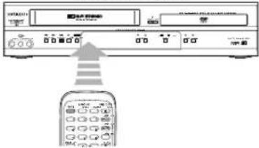 HITACHI DVPF35U - Installing the Batteries for the Remote Control - 4