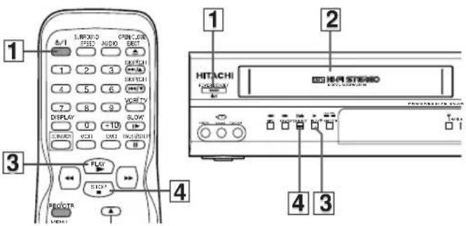 HITACHI DVPF35U - Reproducción de la grabadora de vídeo - 4