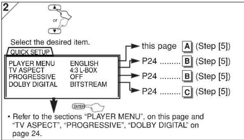 HITACHI DVPF35U - QUICK SETUP Menu - 3