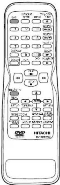 HITACHI DVPF35U - About the Remote Control and Front Panel About the Remote C - 1
