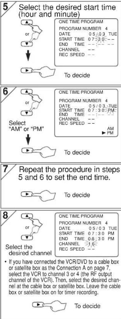 HITACHI DVPF35U - Timer Recording - 7