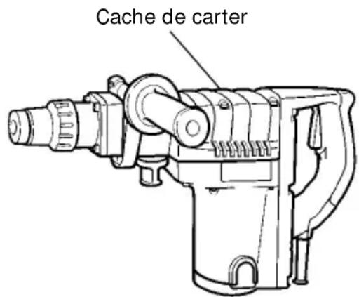 HITACHI DH 40MA - PRECAUTION: Avant de faire le plein de laGRAisse,fermer l'interrupteur et débrancher l'outil de la prise de courant. - 1