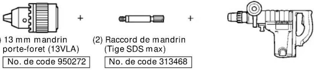 HITACHI DH 40MA - ACCESSIONS SUR OPTION....vendus séparément - 5