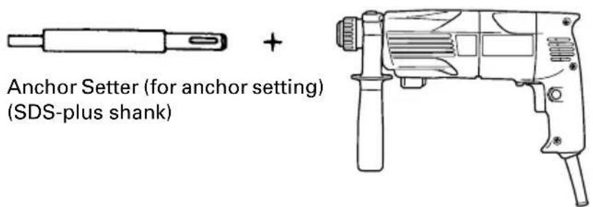 HITACHI DH 24PC - Drill Bit (Taper shank) and taper shank adaptor - 6