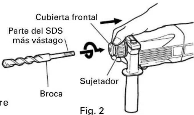 HITACHI DH 24PC - Instalacion del colector de polvo (B) - 1