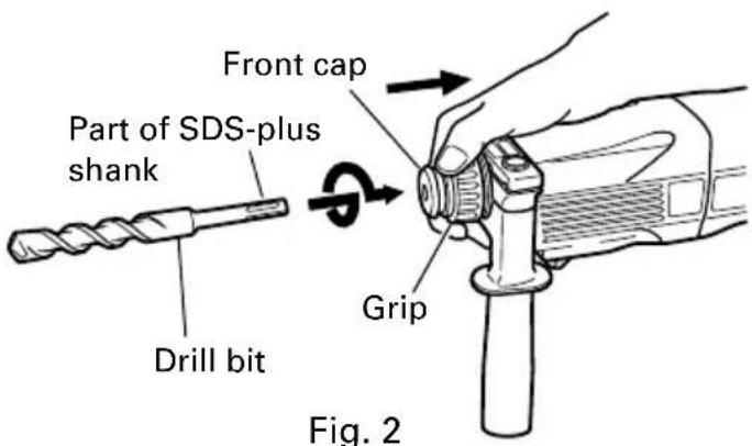 HITACHI DH 24PC - WARNING: Damaged cord must be replaced or repaired. - 1