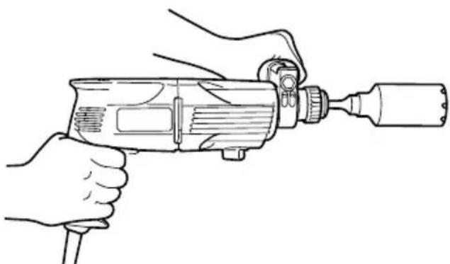 HITACHI DH 24PC - How to bore (Fig. 20) - 1