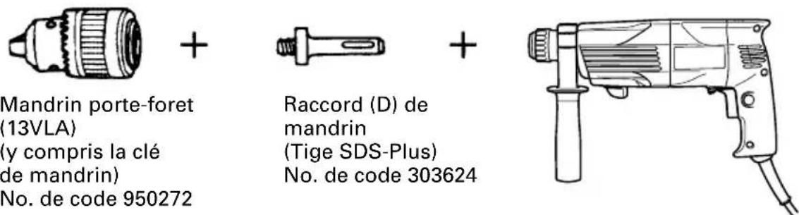 HITACHI DH 24PB - Mise en place du boulon pour d'ancre chimique (rotation + frappe) - 6
