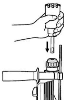 HITACHI DH 24PB - Modo de taladrar (Fig. 17) - 2