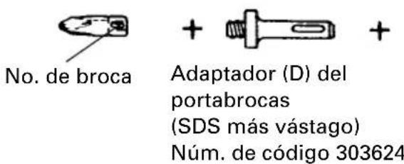 HITACHI DH 24PB - Trabajo de colocacion de pernos para anclaje quimico (rotacion + golpeteo) - 9