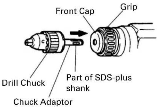 HITACHI DH 24PB - Rotation only - 2