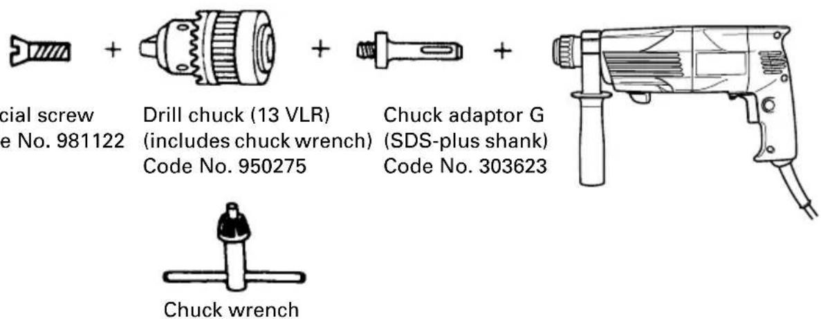 HITACHI DH 24PB - Bolt placing operation with Chemical Anchor. (rotation + striking) - 2