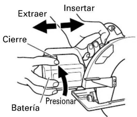 HITACHI C 7D - MÉTODO DE EXTRACCION E INSTALLACION DE LA BATERIA - 1