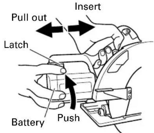 HITACHI C 7D - REMOVAL AND INSTALLATION METHOD OF BATTERY - 1