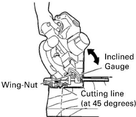 HITACHI C 6DC - Adjusting the guide piece - 1
