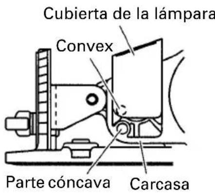HITACHI C 6DC - Extracción de la lámpara - 1