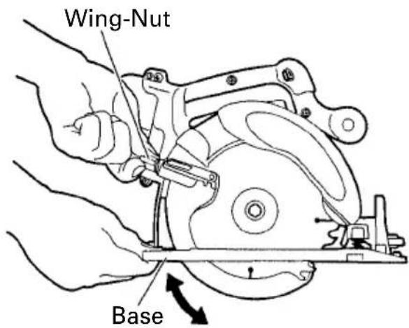 HITACHI C 6DC - ADJUSTING THE SAW PRIOR TO USE - 3