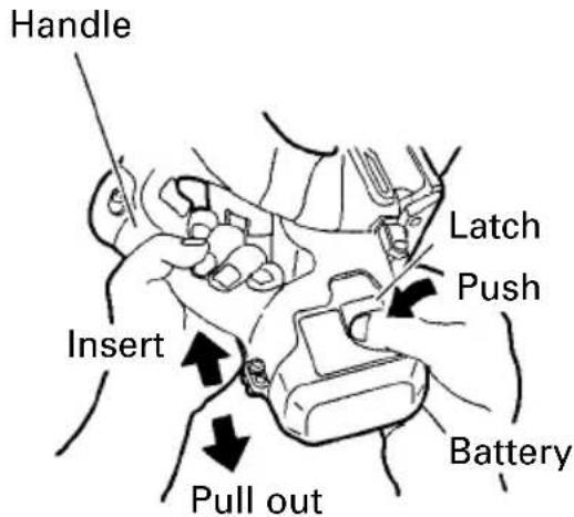 HITACHI C 6DC - REMOVAL AND INSTALLATION METHOD OF BATTERY - 1