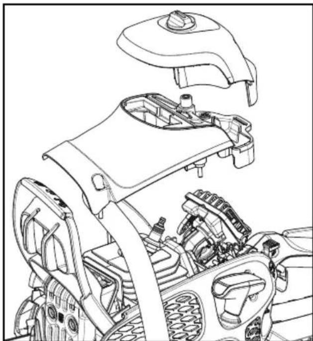 POULAN Pro PR25CD - Inspection du silencieux et de la GRILLE pare-étincelles - 1