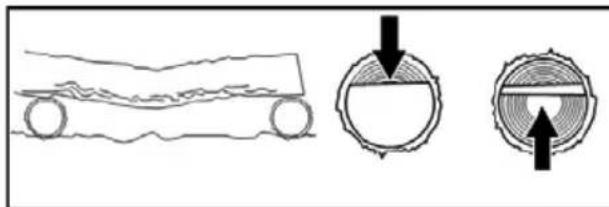 POULAN Pro PR500N21SH - TYPES OF BUCKING CUTS - 3