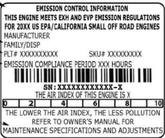 POULAN PR28SD - DÉCLARATION DE GARANTIE DU SYSTÈME ANTIPOLLUTION DE L'ENVIRONMENTAL PROTECTION AGENCY (EPA) DES ÉTATS-UNIS, DE LA CALIFORNIE ET DE L'ENVIRONNEMENT CANADA - 1
