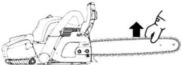 POULAN Pro PR121ES - ADJUSTING THE TENSION - 3