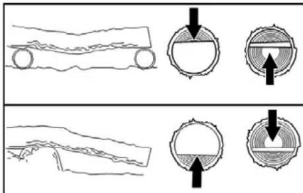 POULAN PL914 - TYPES OF BUCKING CUTS - 3