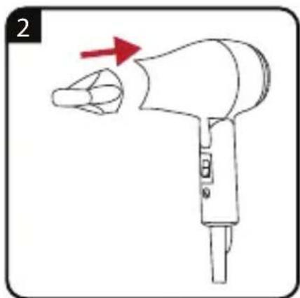GRUNDIG HD 1800 - Sports & Travel Hair Dryer - 5