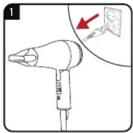 GRUNDIG HD 1800 - Sports & Travel Hair Dryer - 15