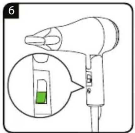 GRUNDIG HD 1800 - Sports & Travel Hair Dryer - 10