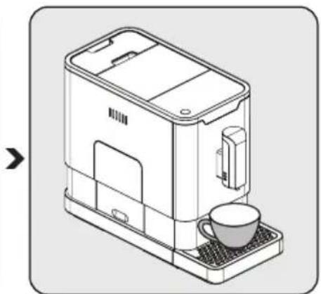 GRUNDIG BL 6280 W - Prepararea cafelei - 2