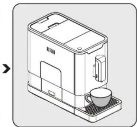 GRUNDIG BL 6280 W - Cómo preparar su café - 2