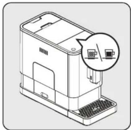 GRUNDIG BL 6280 W - Ajuste del volumen de su café/agua caliente - 1