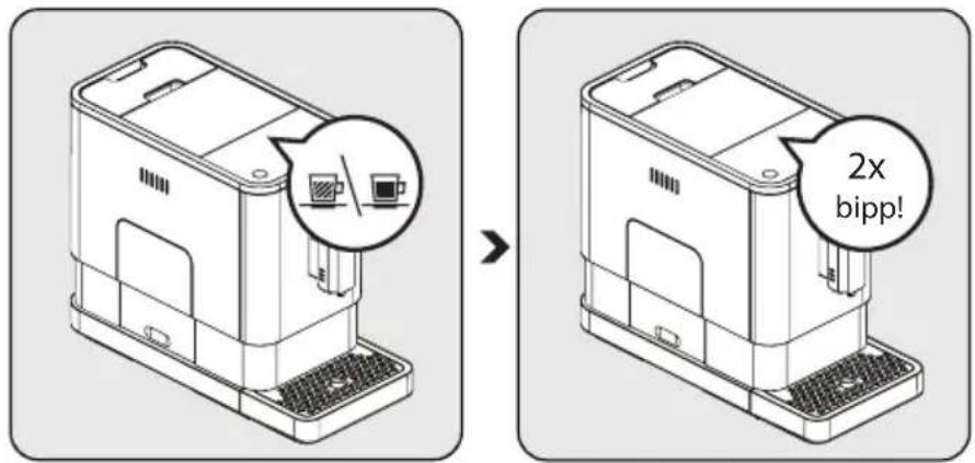 GRUNDIG BL 6280 W - Adjustiing The Volume Of Your Coffee/Hot Water - 1