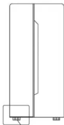 Koenic KDD 12116 A1 - Leveling of appliance - 2