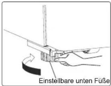 Koenic KDD 12116 A1 - Nivellierung des Gerätes - 3
