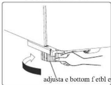 Koenic KDD 12116 A1 - Leveling of appliance - 3