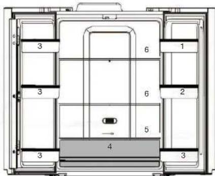 ESSENTIELB ERMV 18070i - Stockage des alimentés dans le compartment réfrigerateur - 1