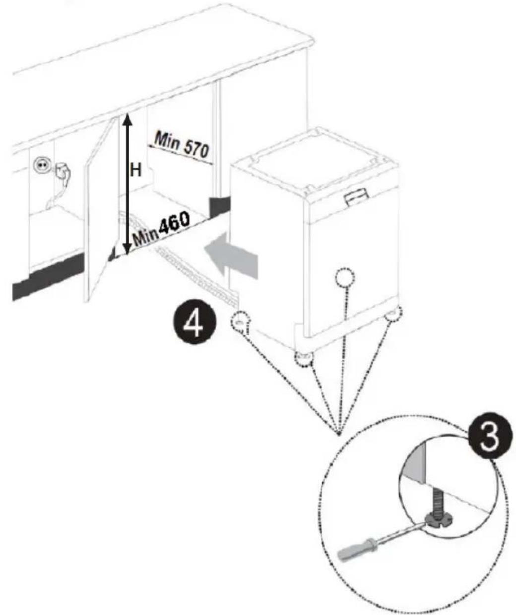 ESSENTIELB ELVS 456b - Installation sous un plan de travail - 2