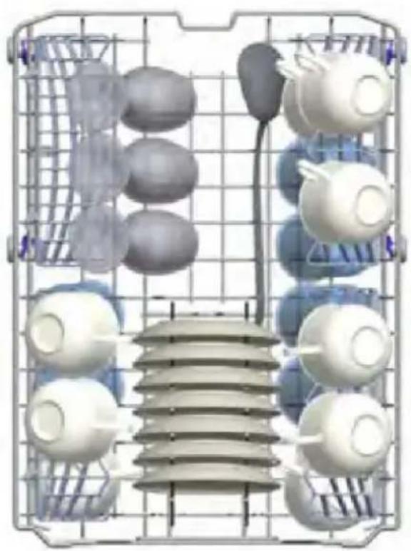 ESSENTIELB ELVS 456b - Panier inférieur clayettes pliables - 4