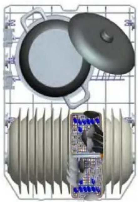 ESSENTIELB ELVS 456b - Panier inférieur clayettes pliables - 2