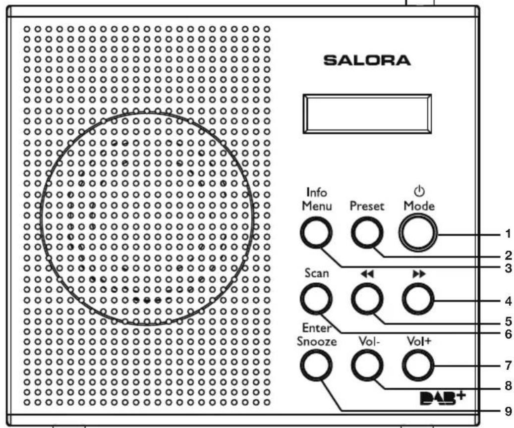 SALORA DAB2010FM - Front View - 1