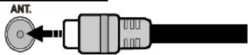 SALORA 32HDB6505 - Antenne aansluitingen - 1