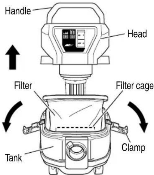METABO RP 3608DA - WARNING - 1