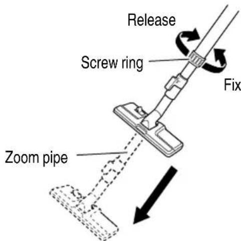 METABO RP 3608DA - Attach the zoom pipe, master nozzles, etc. When it is used as a cleaner (Fig. 16) - 2