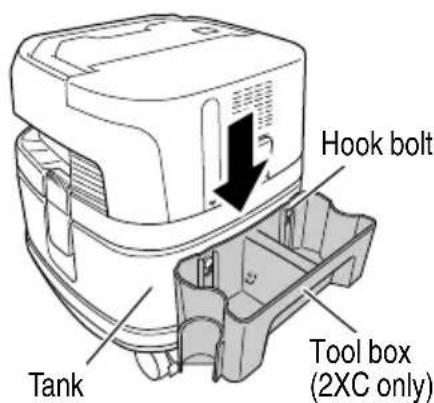 METABO RP 3608DA - Tool box assembly (Fig. 24) - 1